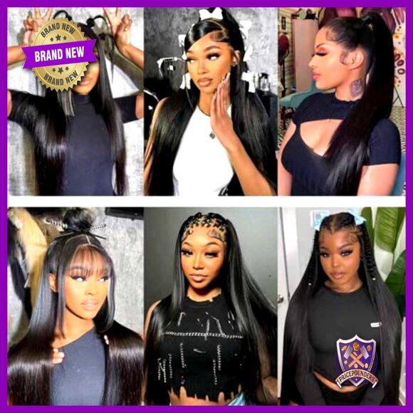 Brazilian Virgin Hair Extensions 20-26 Inch Straight Bundles 4 Pack main image 7
